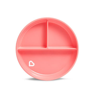 munchkin(マンチキン) たべたくなーる 吸盤付きプレート ライトピンク